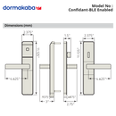 Confidant-BLE Enabled - dormakaba - Confidant RFID (Bluetooth enabled)