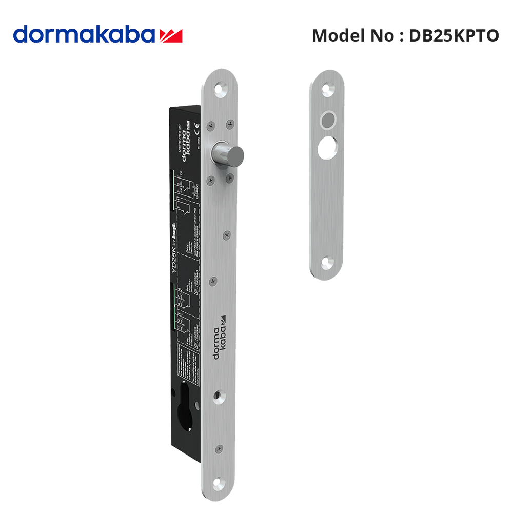 DB25KPTO - dormakaba - Drop Bolt12-24VDC Power To Open (PTO) Fail Secure Monitored