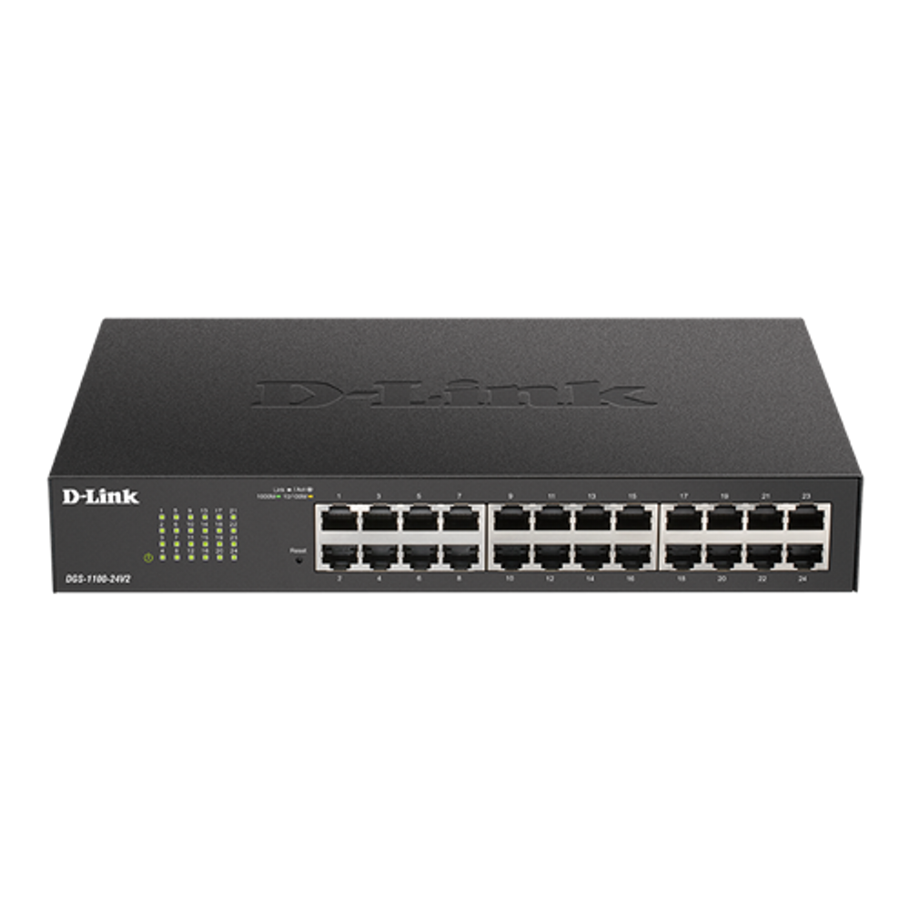 DGS-1100-24V2 -D-Link 24-Port Gigabit Smart Managed Switch