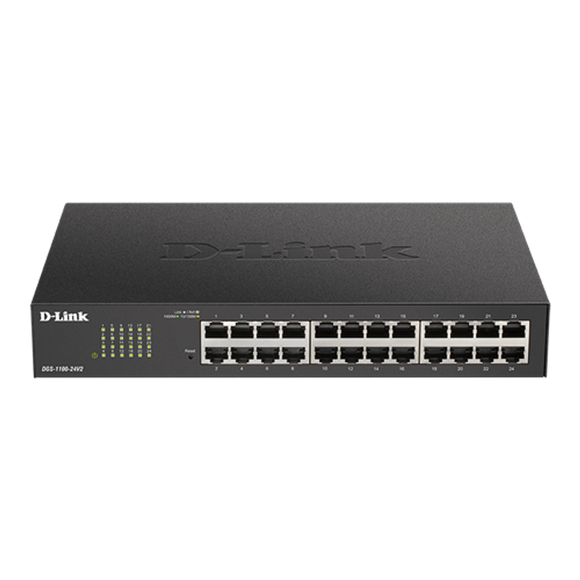 DGS-1100-24V2 -D-Link 24-Port Gigabit Smart Managed Switch