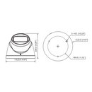 HAC-HDW2802TP-Z-A Dahua - 8MP 4K Starlight HD-CVI Turret Camera 60m IR, 3.7-11mm Motorized Lens, WDR, Audio