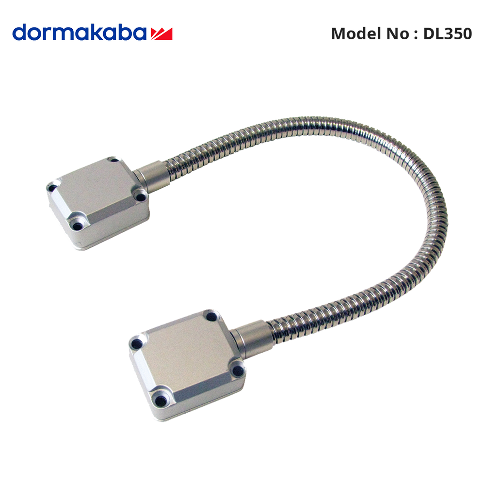 DL350 - dormakaba - Cable Transfer 400mm, Square Aluminium Mount