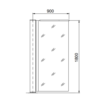 HSD-E06 - dormakaba Full Height Stainless Steel Glass Panel Swing Gate
