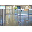 HSD-E03 - dormakaba Stainless Steel Glass Panel Swing Gate