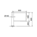 HSD-E01 - dormakaba Stainless Steel Panel Swing Gate