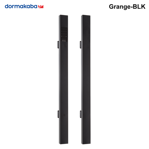 Grange - dormkaba Digital Door Smart Lock- Entrance Pull Handle Grange - Standard Dummy Entrance Pull Handle - Black