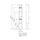 CRP-M03 - dormakaba Stainless Steel Card Reader Post