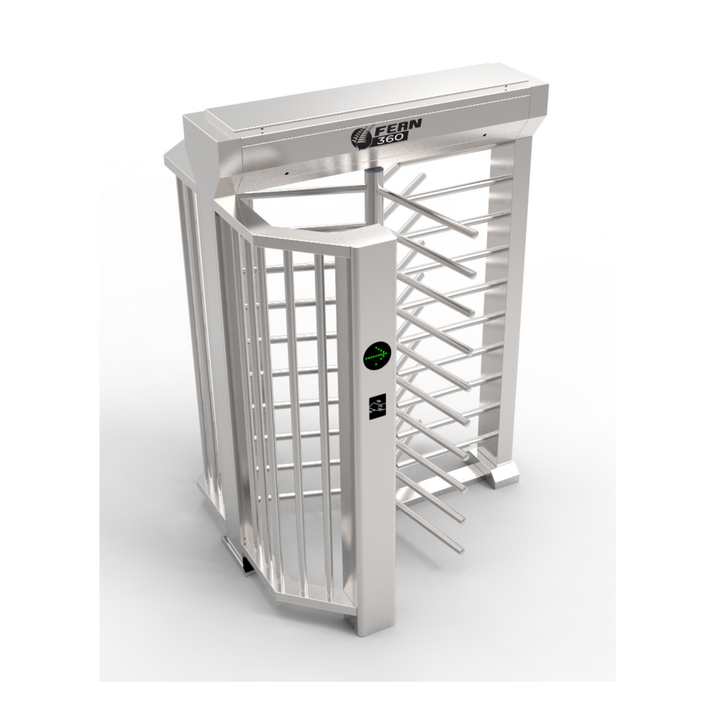 FGES-RTFH650-2G - FERN360 - Full Height Galvanised Steel Rotor Turnstile