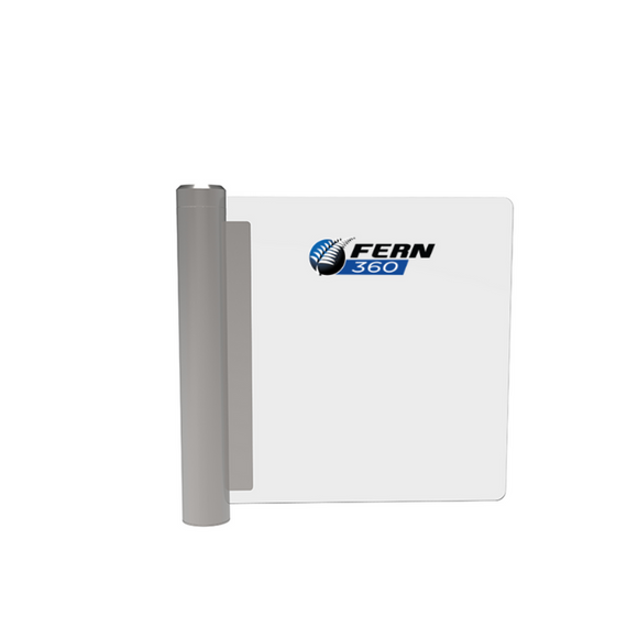 FGES-SWGP900-1 - FERN360 - Stainless Steel Glass Panel Swing Gate