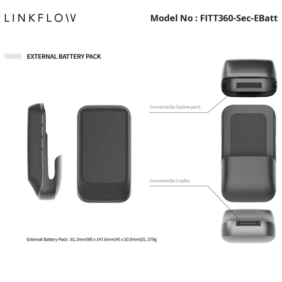 FITT360-Sec-EBatt - Linkflow - FITT360 Body Worn Security