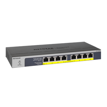 Netgear GS108PP-100AJS Ethernet Switch - 8 Ports - Gigabit Ethernet - 2 Layer Supported