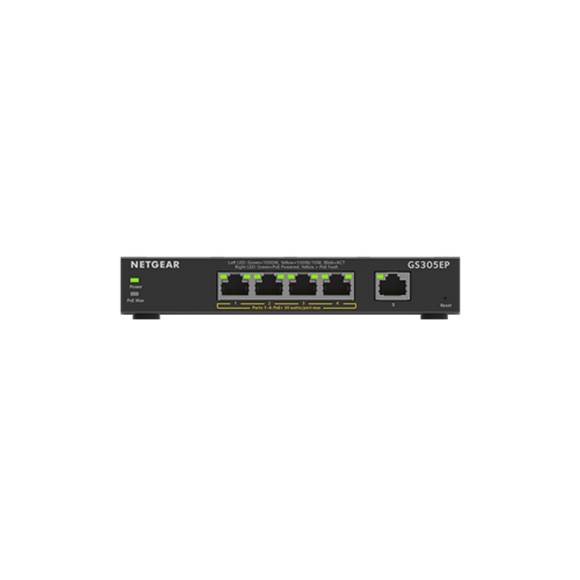 Netgear GS305EP-100AUS Networking Device - 5 Port Managed Switch