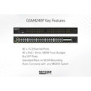 GSM4248P-100AJS Netgear M4250-40G8F-PoE+ AV Line Managed Switch - 40 Ports - Manageable - 3 Layer Supported