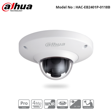 HAC-EB2401P-0118B - Dahua - 4MP HDCVI WDR Fisheye Camera