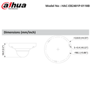 HAC-EB2401P-0118B - Dahua - 4MP HDCVI WDR Fisheye Camera