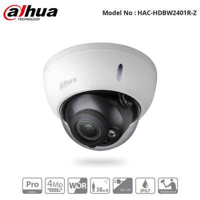 HAC-HDBW2401R-Z - 4MP WDR HDCVI IR Vandal Dome Camera