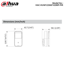 HAC-HUM1220AP-0280P-PIR - Dahua - 2MP, Pinhole Covert, DWDR Camera, PIR Case - PAL
