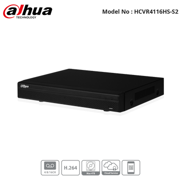 HCVR4116HS-S2 - Dahua - 16ch HD-CVI Digital Video Recorder (NO HDD)