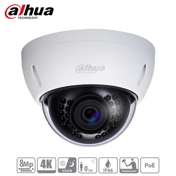 IPC-HDBW4800E - Dahua - 4K Ultra HD Network IR Vandal Dome Camera