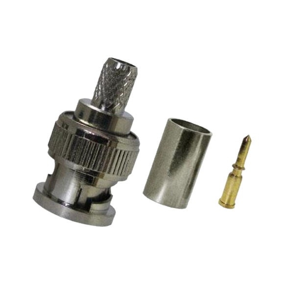 ITBNC-Z - BNC Male Crimp, Zinc Alloy