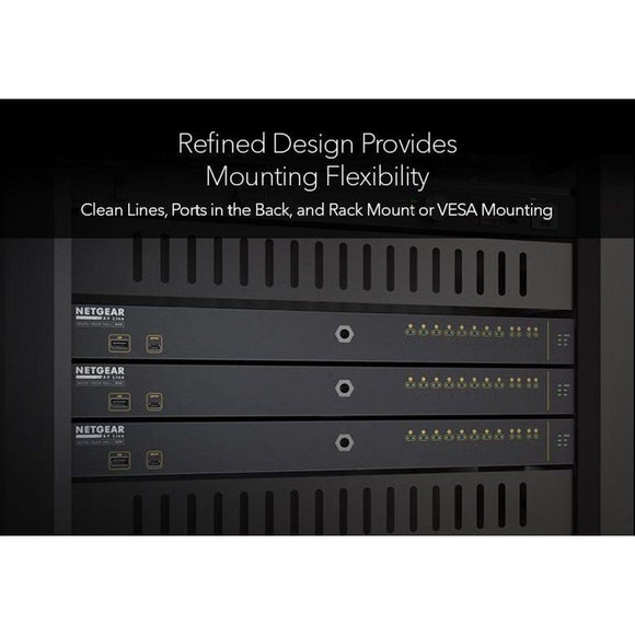 GSM4248P-100AJS Netgear M4250-40G8F-PoE+ AV Line Managed Switch - 40 Ports - Manageable - 3 Layer Supported