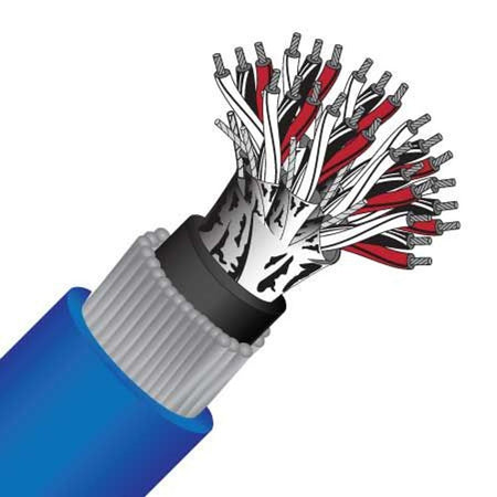 8 Triple, 0.5mm², ESCS, SWA, Blue, Instrumentation Cable (MAS5308ESCSSWA BLUE)