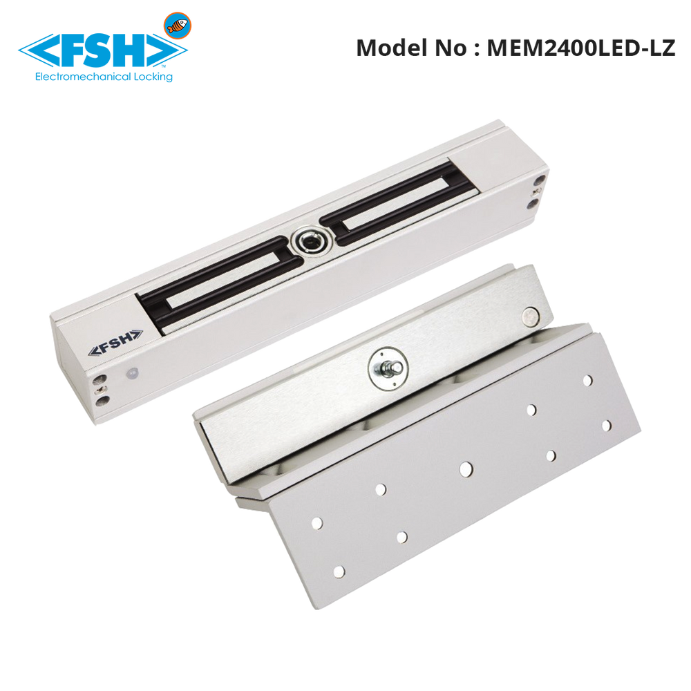 FSHMEM2400LED-LZ - FSH - Mechanical Electromagnetic Lock - inward opening doors