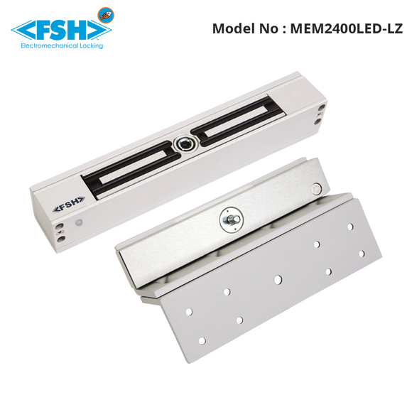 FSHMEM2400LED-LZ - FSH - Mechanical Electromagnetic Lock - inward opening doors