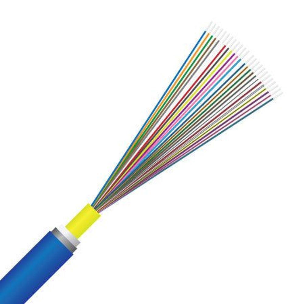 24 Core, OM4 Multimode, Gel Flooded, Direct Bury, Loose Tube, Fibre Optic Cable (OQDU55EA024BE)