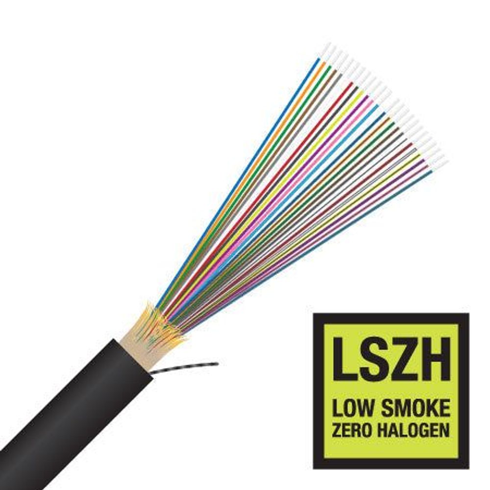 24 Core, OS2 / OS1 Singlemode, Dry, Internal / External, Riser, Fibre Optic Cable (OWAP1FAR024BK)