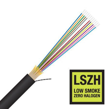 12 Core, OM3 Multimode, Dry, Internal / External, Riser, Fibre Optic Cable (OWBP53AR012BK)