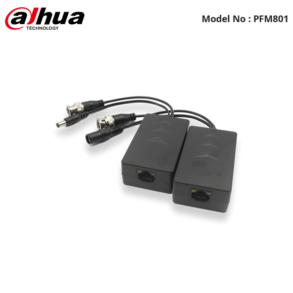 PFM801-4MP - 1 Channel Passive Balun Video & Power