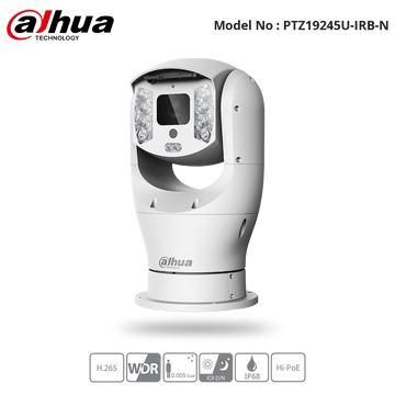 PTZ19245U-IRB-N - Dahua - 2MP IR Starlight IP PTZ 45x Zoom 350m IP68 - Positioning System