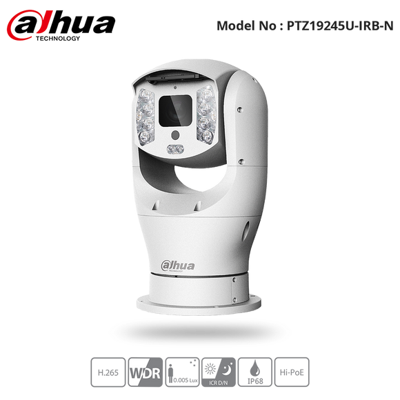 PTZ19245U-IRB-N - Dahua - 2MP IR Starlight IP PTZ 45x Zoom 350m IP68 - Positioning System