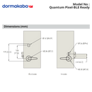 Quantum Pixel-BLE Ready - dormakaba - Saflok Quantum Pixel (Bluetooth ready but not enabled)