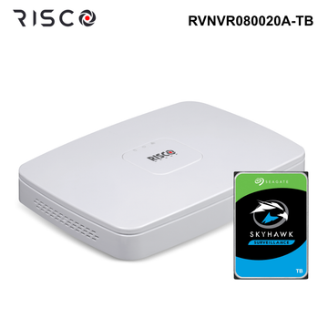 RVNVR080020A - Risco - 8CH RISCO VUpoint PoE NVR 8TB Surveillance Hard Drive