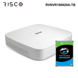 RVNVR160020A - Risco - 16CH RISCO VUpoint PoE NVR 8TB Surveillance Hard Drive