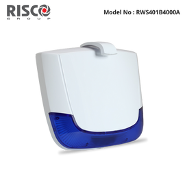 RWS401B4000B - Risco - Wireless 2-Way Lumin8 Outdoor Siren, 433MHz, Blue Lens