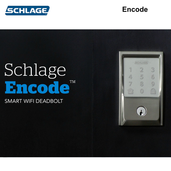 Schlage Encode - Smart Wi-Fi Deadbolt - Options Finish and Handles
