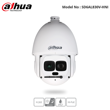 SD6AL830V-HNI - Dahua - 4K 30x Laser PTZ Network Camera