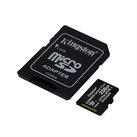 Kingston SDCS2-256GB microSDXC Class 10 UHS-I card +SD Adapter up to 100Mb-s read