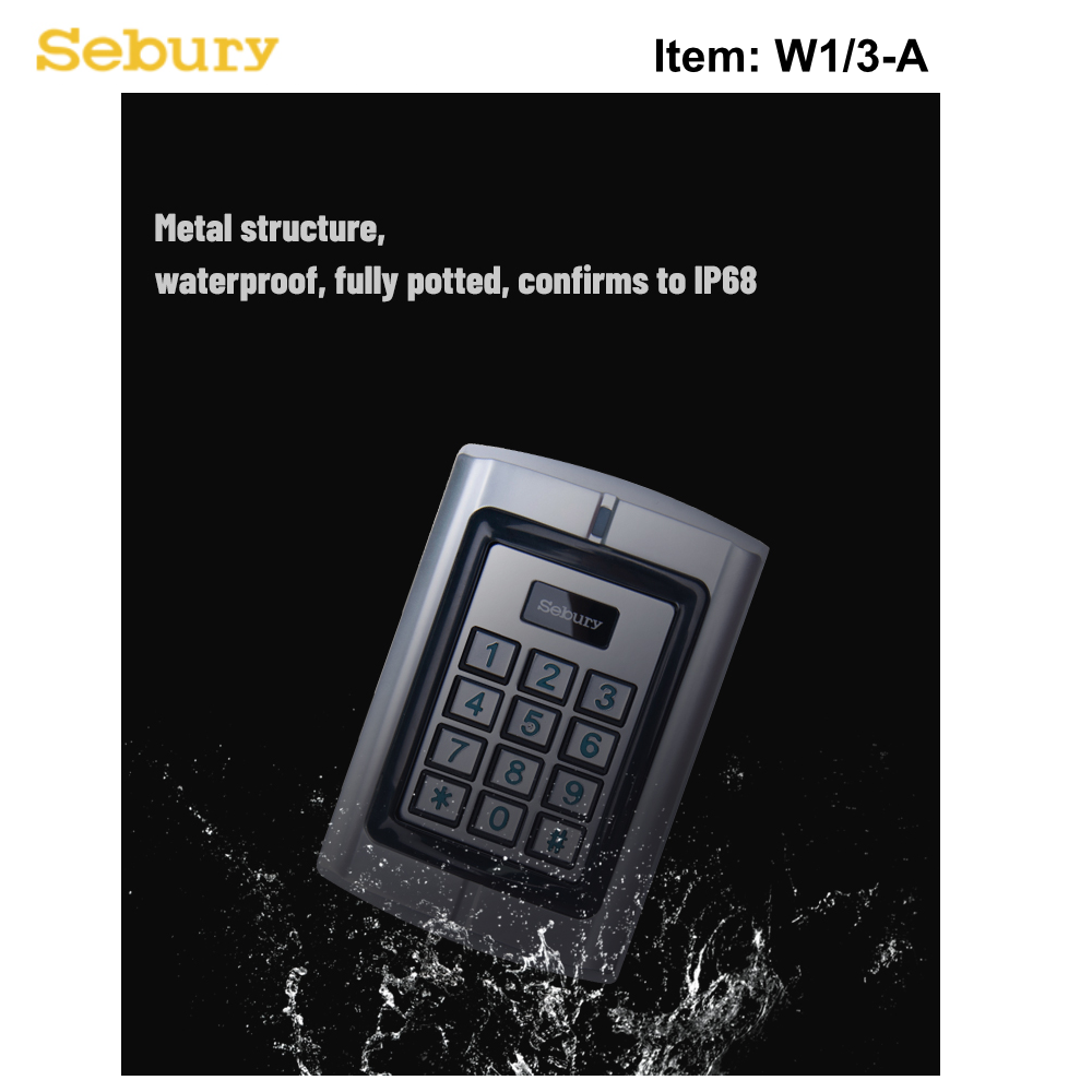 W1-A - Standalone Access Control, IP65 Waterproof Keypad