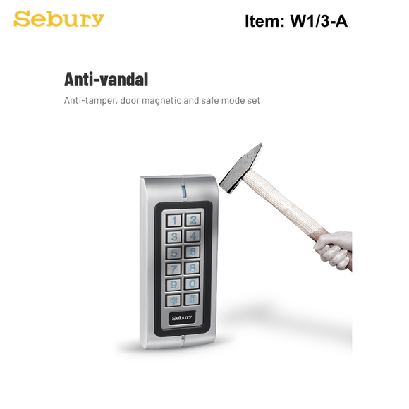 W1-A - Standalone Access Control, IP65 Waterproof Keypad