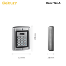 W4-A - Standalone Access Control, IP65 Waterproof Keypad, EM & HID