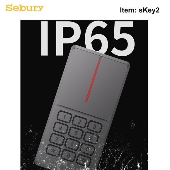 sKey2 - Metal HID & EM Prox Card Reader & Touch PinPad Entry IP68