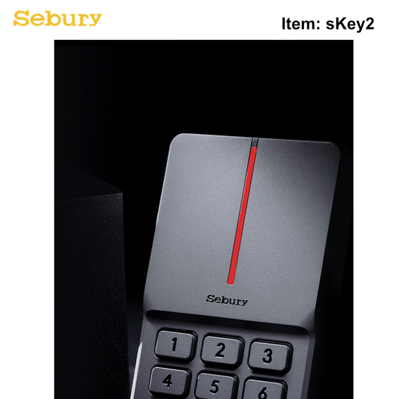 sKey2 - Metal HID & EM Prox Card Reader & Touch PinPad Entry IP68