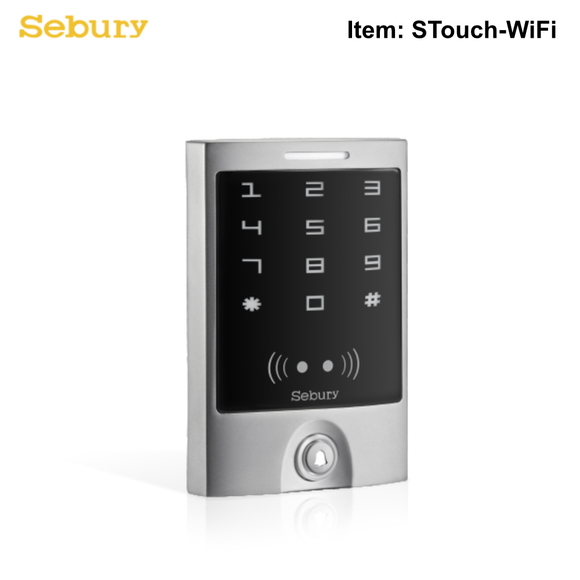 STouch-WiFi - HID & EM Prox Card Reader & Touch PinPad Entry IP65