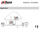VTH1550CH - Dahua - IP Indoor 7" Monitor Touch Screen, Micro SD Card