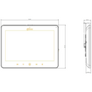 VTH5241DW - Dahua 10" Wi-Fi Indoor Monitor White