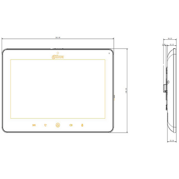 VTH5241DW - Dahua 10" Wi-Fi Indoor Monitor White